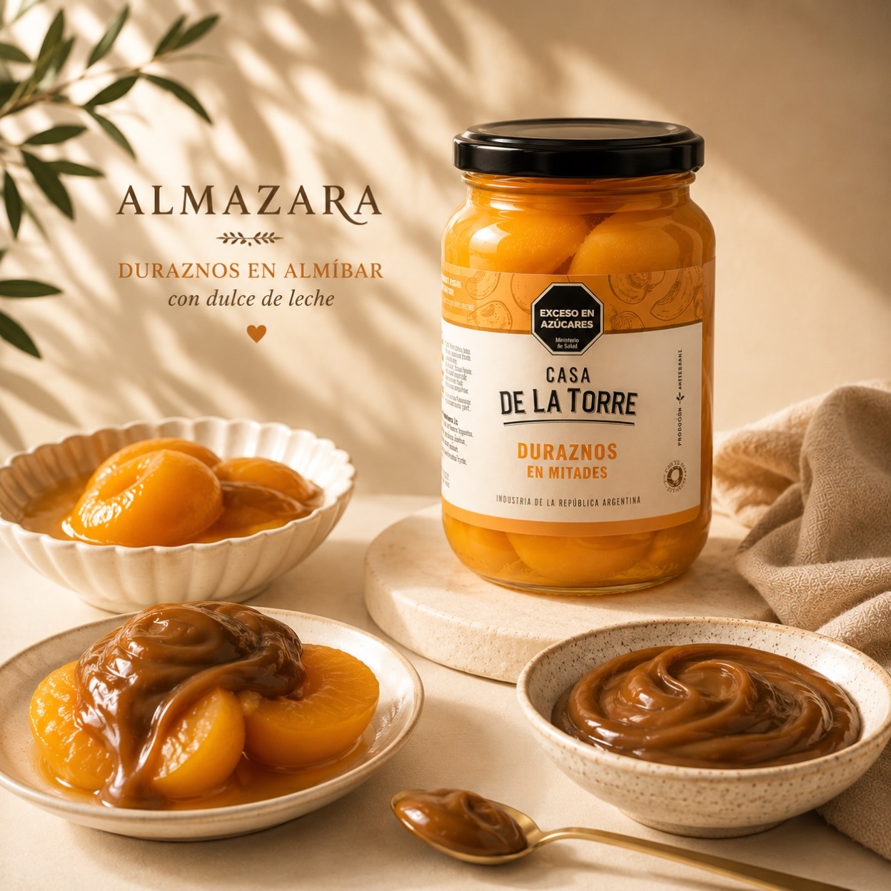 Duraznos en Almíbar